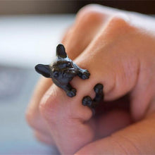 French bulldog Pugs Wrap Ring