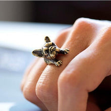 French bulldog Pugs Wrap Ring
