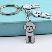 Poodle key chain