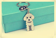 Poodle key chain