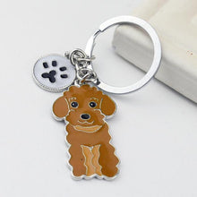 Poodle key chain