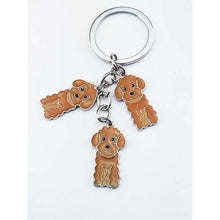 Poodle key chain