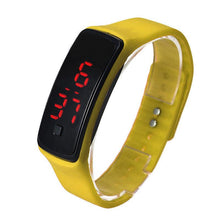 Fashion Ultra Thin Girl Men Sports Silicone Digital LED Sports Wrist Watch