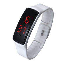 Fashion Ultra Thin Girl Men Sports Silicone Digital LED Sports Wrist Watch