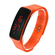 Fashion Ultra Thin Girl Men Sports Silicone Digital LED Sports Wrist Watch