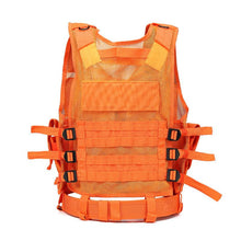 Bright Orange Hunting Vest Military Tactical Molle Airsoft Vest Outdoor Body Armor Swat Combat Painball Vest for Men